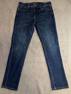 Aeropostale Men's Dark Wash Slim Skinny Stretch Jeans 32x32